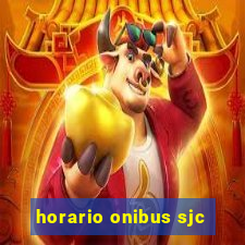 horario onibus sjc