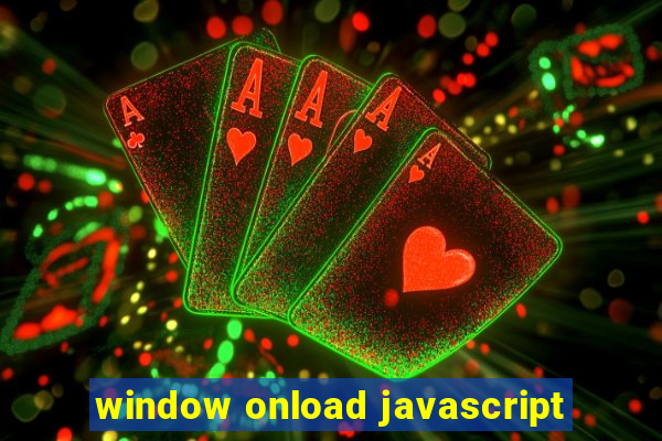 window onload javascript