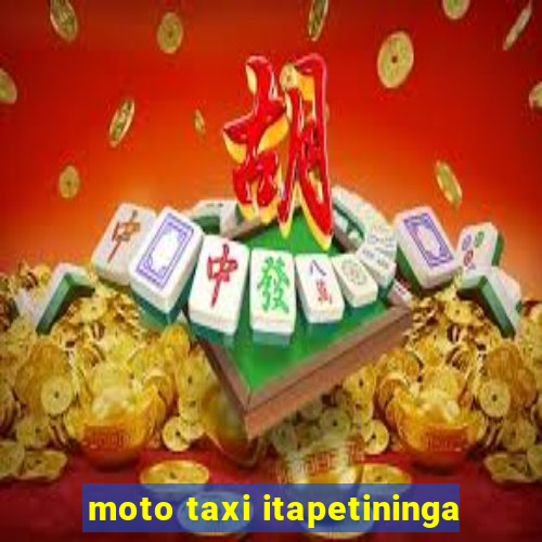 moto taxi itapetininga