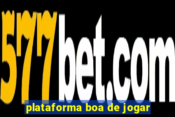 plataforma boa de jogar