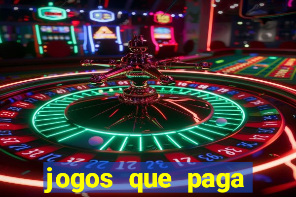 jogos que paga dinheiro de verdade no pix