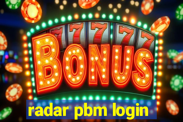 radar pbm login