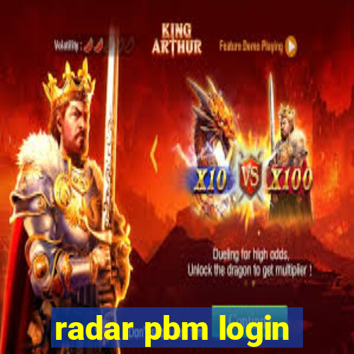 radar pbm login