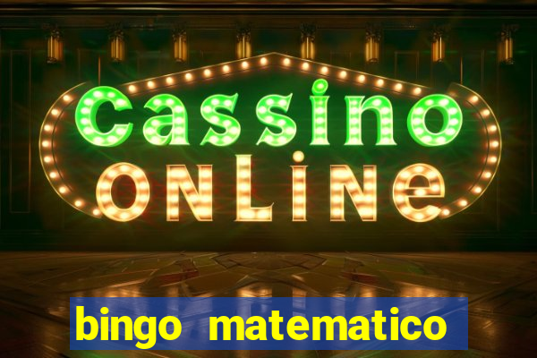 bingo matematico para ensino medio