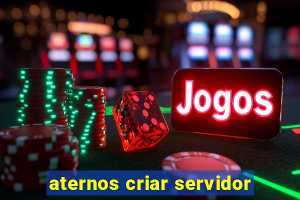aternos criar servidor