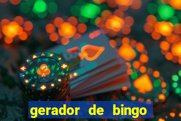 gerador de bingo de palavras