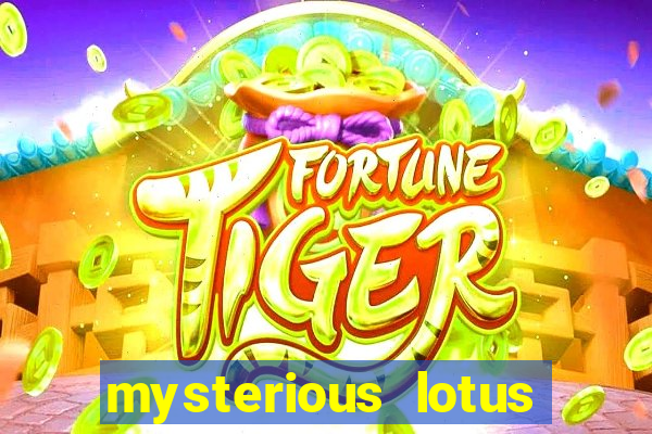 mysterious lotus casebook wei fansub