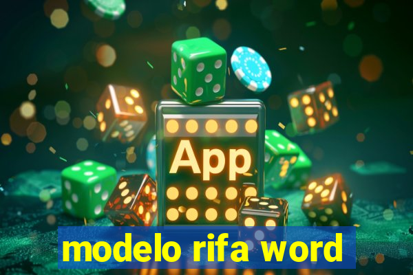 modelo rifa word