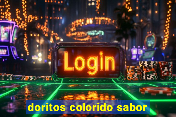 doritos colorido sabor