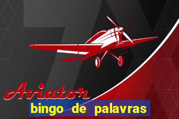 bingo de palavras de natal
