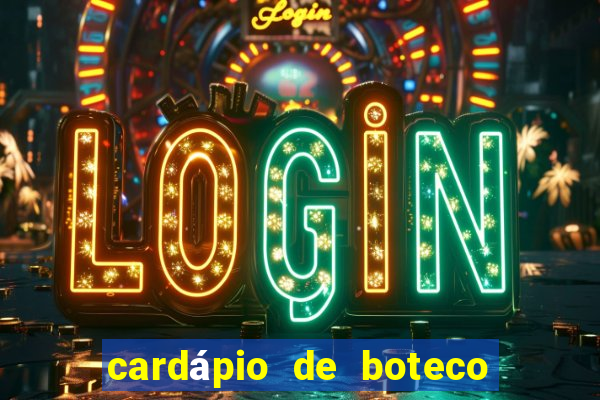 cardápio de boteco pinguim assis brasil