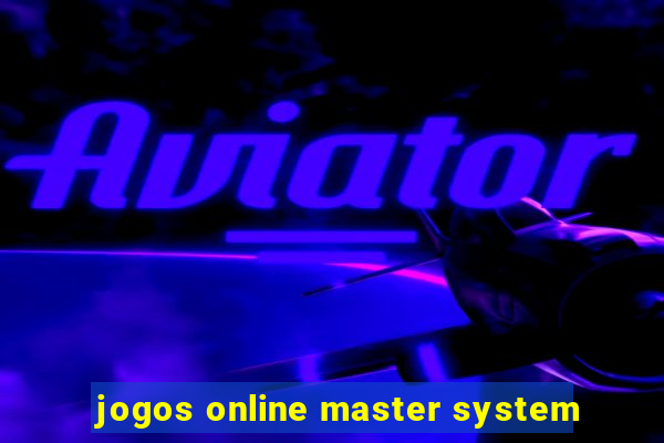 jogos online master system