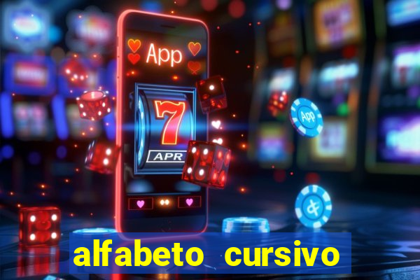 alfabeto cursivo pontilhado para imprimir pdf