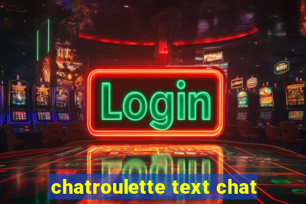 chatroulette text chat