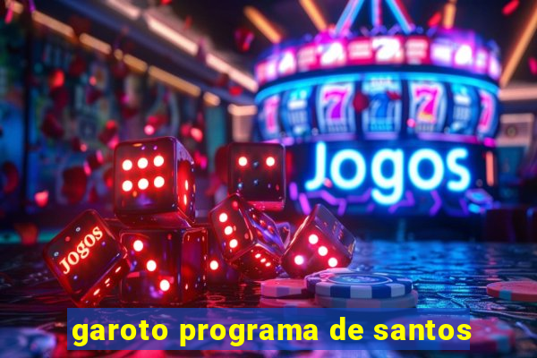 garoto programa de santos