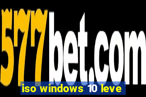 iso windows 10 leve