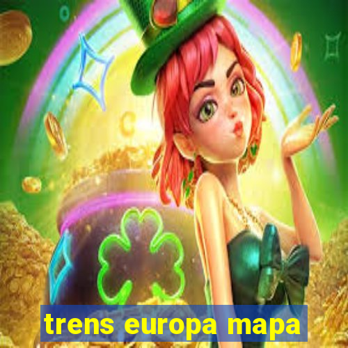 trens europa mapa