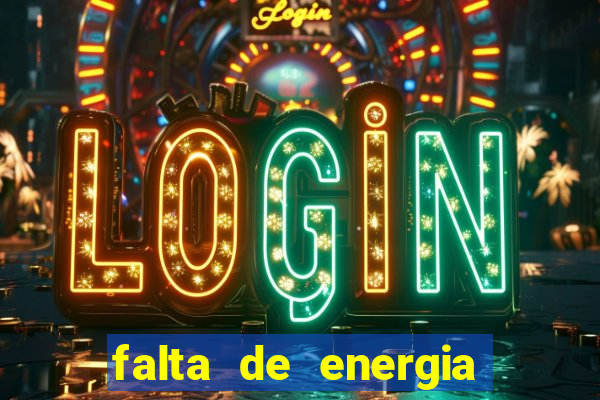falta de energia em caucaia