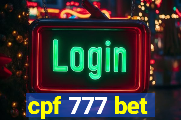 cpf 777 bet