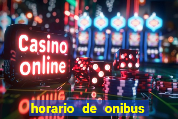 horario de onibus santos dumont x juiz de fora