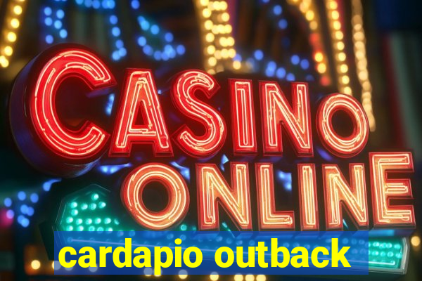 cardapio outback