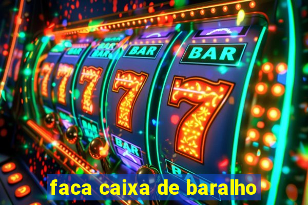 faca caixa de baralho