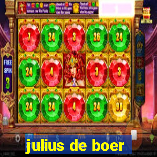 julius de boer