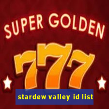 stardew valley id list