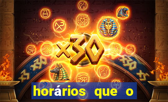 horários que o fortune dragon paga