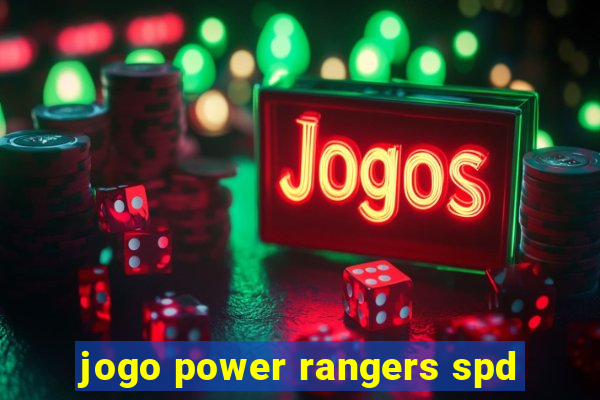 jogo power rangers spd