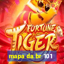 mapa da br 101