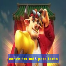 converter md5 para texto