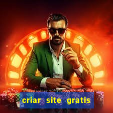 criar site gratis de jogos